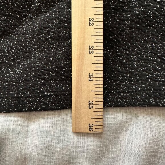 Simply Styled Black Speckled Short Sleeve Dress Size XLP Career Capsule Academia - Picture 5 of 5